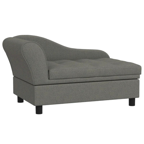 PawHut Pet Sofa Dog Sofa For Small Dogs With Storage, Gray